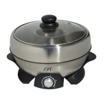 SPT 3 Qt. Stainless Steel Electric Multi-Cooker Shabu-Shabu Pot with Griddle and Steam Rack thumbnail 1