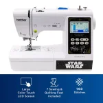 Brother Star Wars 2-in-1 Sewing and 4 in. x 4 in. Embroidery Machine with Color Touch LCD Screen thumbnail 2