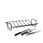 Ovente 5.5 Qt. Non-Stick Roasting Pan with Carving Set and V-Shaped Rack, Copper thumbnail 8