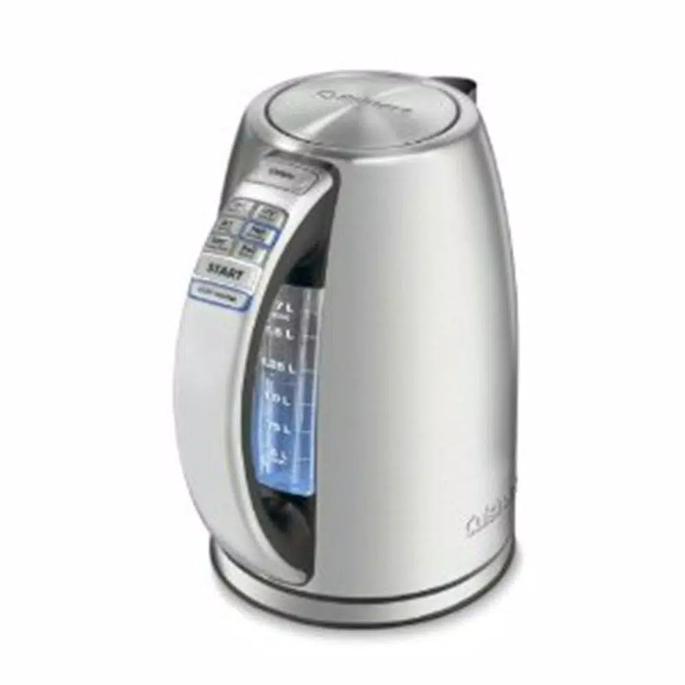 Cuisinart PerfecTemp 1.7L Cordless Electric Kettle, 6 Preset Temperatures, Brushed Stainless Steel
