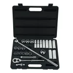 Stanley 26-Piece 1/2 in. Drive SAE Ratchet and Socket Set thumbnail 1
