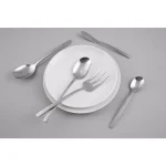 Cambridge Silversmiths Beacon Mirror 45-Piece Flatware Set, Service for 8, 18/0 Stainless Steel thumbnail 6