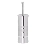 Bath Bliss Stainless Steel Toilet Brush and Holder Set with 2-Tone Curved Body thumbnail 2
