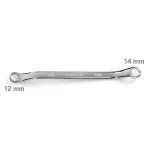 TEKTON 12 mm x 14 mm 45° Offset Double Box End Wrench thumbnail 2