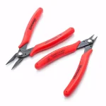 Crescent 4 in. Shear-Cutter Plier Set, 2-Piece Carbon Steel Electronic & Needle-Nose Set thumbnail 3