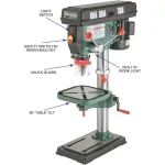 Grizzly Industrial 12-Speed Heavy-Duty Bench-Top Drill Press with 3/4 HP Motor thumbnail 5