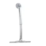 Better Living 10.25 in. Aluminum Extendable Shower Squeegee with Ergonomic Handle, Silver/Chrome thumbnail 2