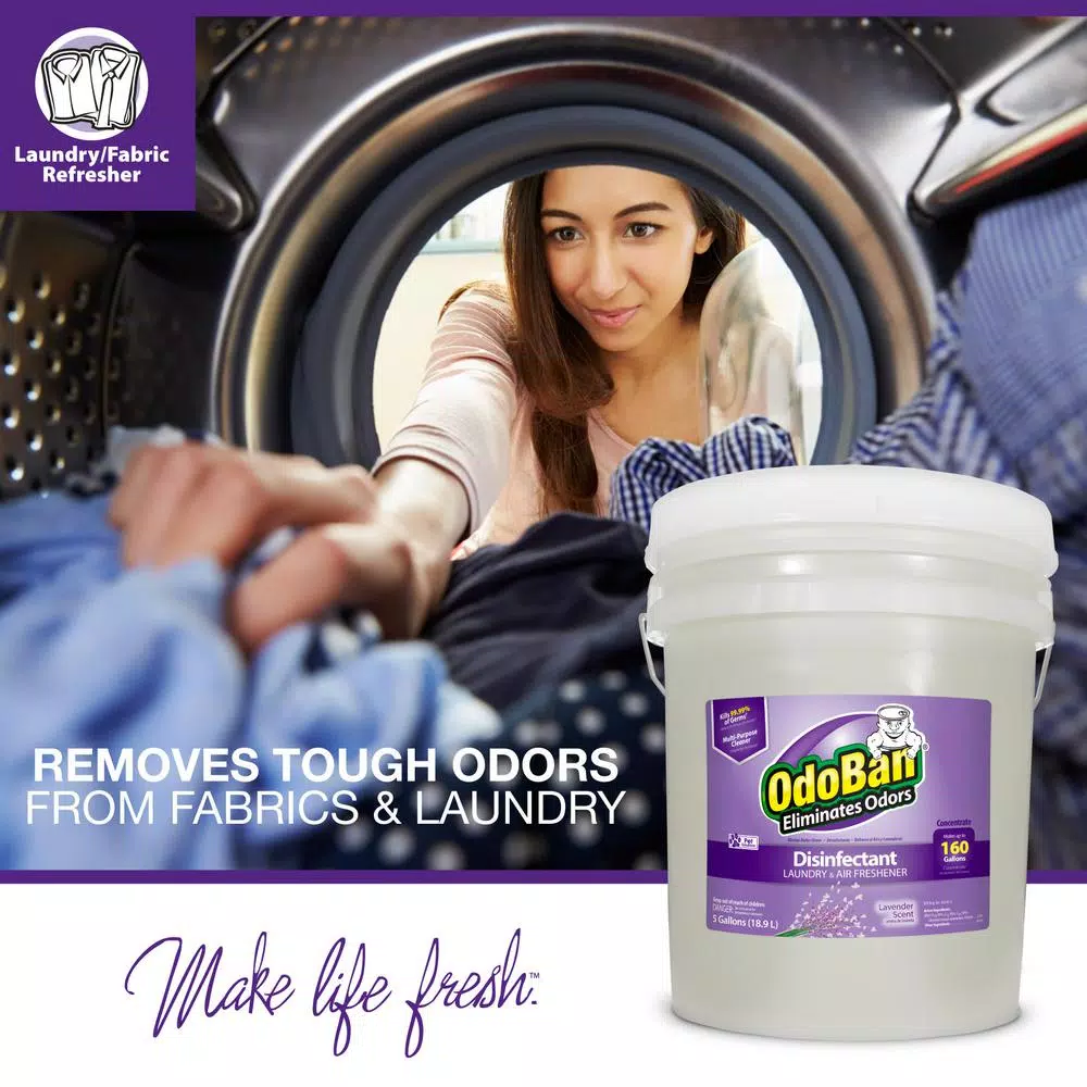 OdoBan 5 Gal. Lavender Multi-Purpose Disinfectant, Laundry & Air Freshener Concentrate