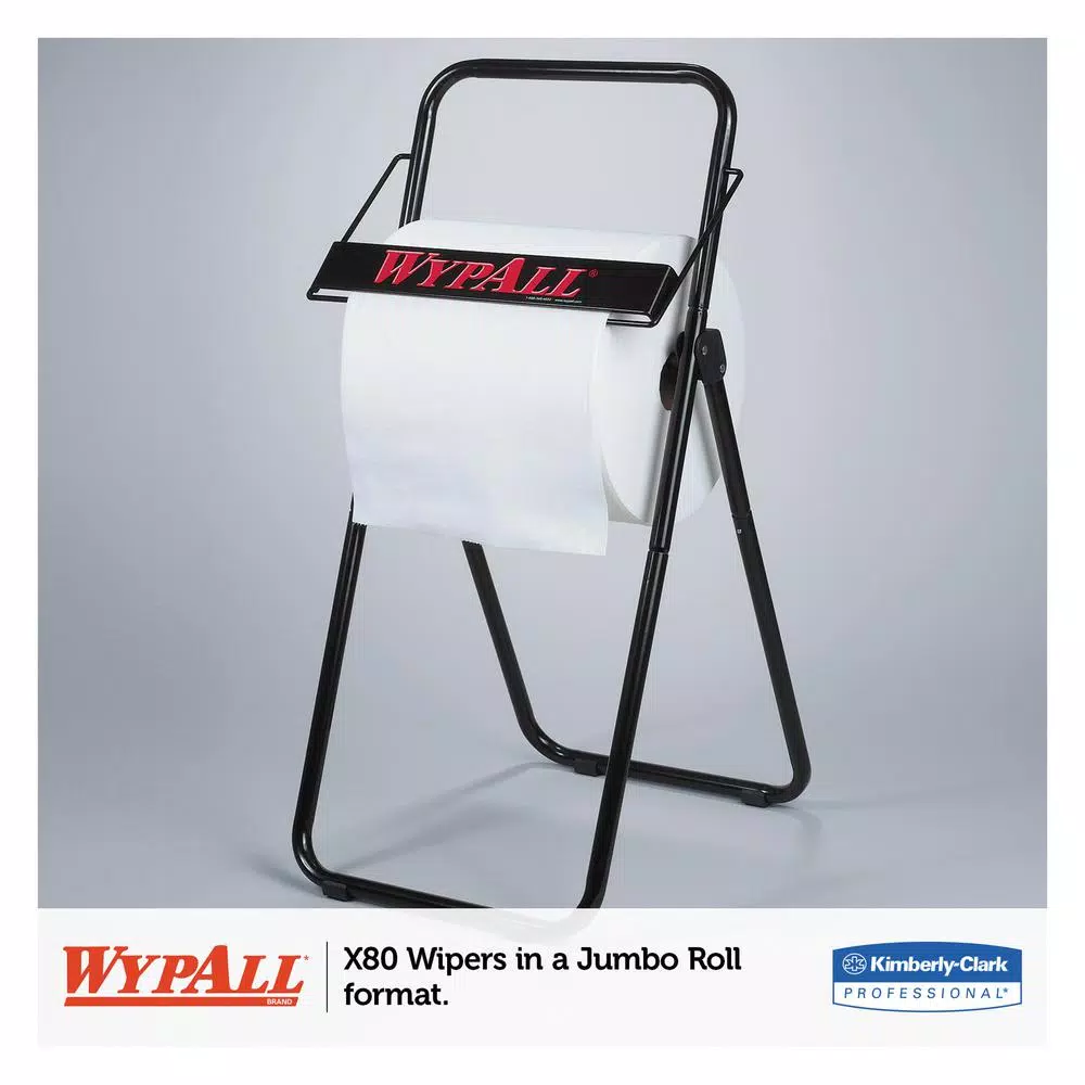 WypAll X80 Jumbo Roll White Perforated Wipes, 475-Count