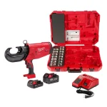 Milwaukee M18 FORCE LOGIC 750 MCM Cordless Crimper Kit with EXACT Copper U-Style Dies thumbnail 1