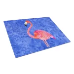 Caroline's Treasures Flamingo Tempered Glass Large Cutting Board - Colorful Coastal Decorative Chopping Board thumbnail 1