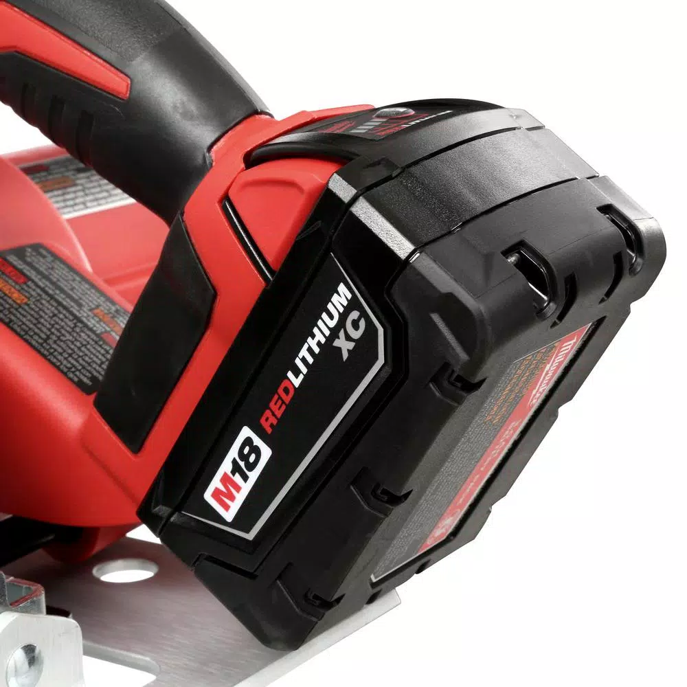 Milwaukee M18 6-1/2 in. Cordless Circular Saw Kit with Two 3.0 Ah Batteries, Charger, and Tool Bag