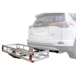 Detail K2 500 lb. Capacity Aluminum Hitch Cargo Carrier for 2 in. Receiver, Folding Design thumbnail 10