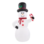 Home Accents Holiday Airblown Inflatables 6.5 ft. Snowman Christmas Yard Decoration with LED Lights thumbnail 1