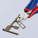 KNIPEX 4-1/2 in. Electronics Diagonal Cutters with Comfort Grip thumbnail 4