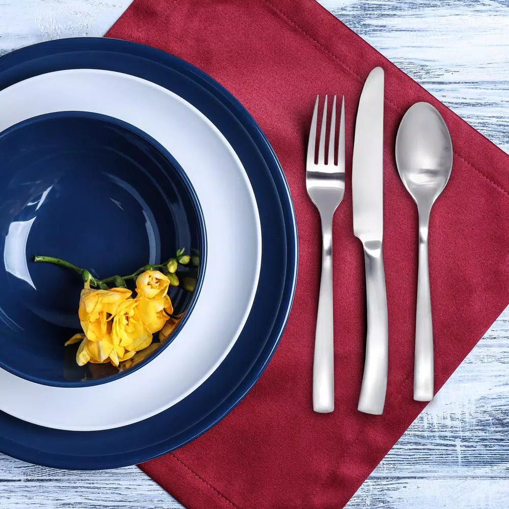 Hampton Signature™ Carolina Satin 20-Piece Stainless Steel Flatware Set, Service for 4