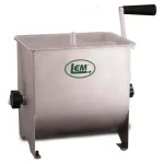 LEM 10 Qt. Manual Stainless Steel Meat Stand Mixer with 4 Paddles thumbnail 2
