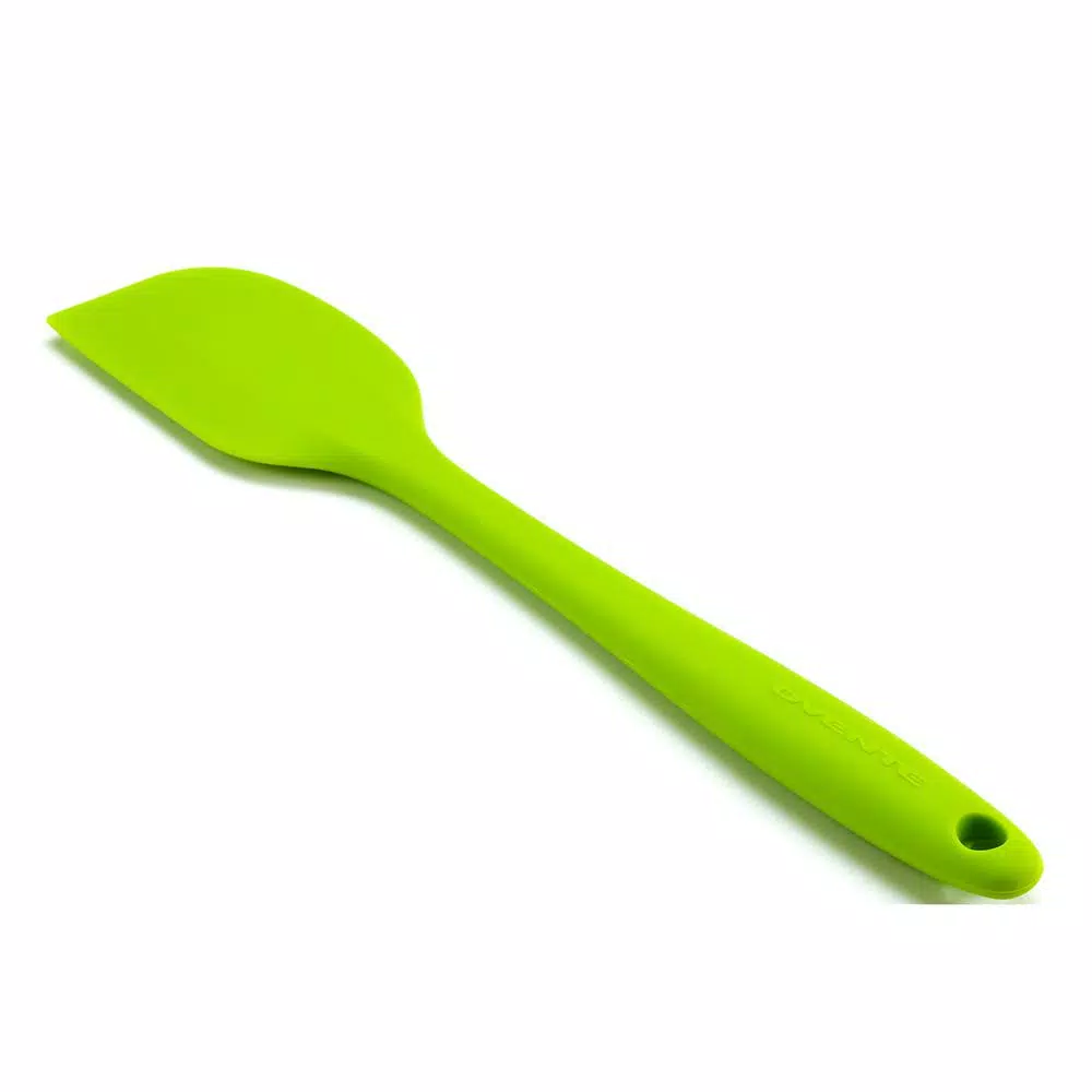 Ovente Premium Silicone Spatula with Stainless Steel Core, Heat Resistant up to 500°F, BPA-Free, Green