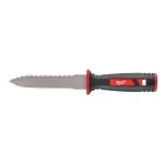 Milwaukee 11 in. Stainless Steel Partially Serrated Duct Knife with Sheath thumbnail 1