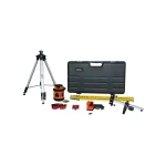 Johnson Self-Leveling Rotary Laser Level Kit, 800 ft. Range, Indoor/Outdoor with Tripod, Detector & Grade Rod thumbnail 2