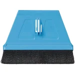 WISP miniWISP 6 in. Blue Whisk Broom and 7 in. Plastic Dustpan Set with Electrostatic Bristle Seal Technology thumbnail 3
