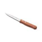 Outset Rosewood 6-Piece Stainless Steel Steak Knife Set with Serrated Edges thumbnail 8
