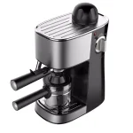 LavoHome 4-Cup Espresso and Cappuccino Maker Machine with Glass Carafe, 800W, Black thumbnail 1