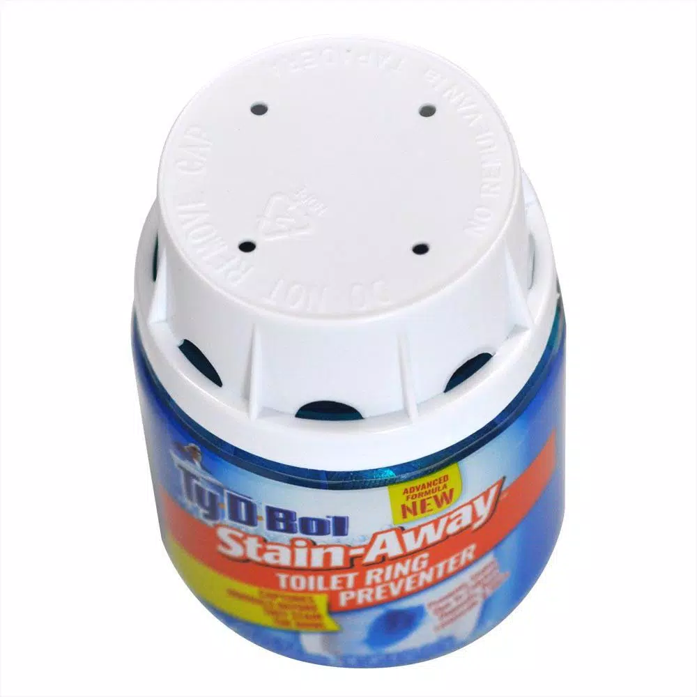 Ty-D-Bol Stain Away Toilet Ring Preventer Jar, 8 oz (6-Pack)