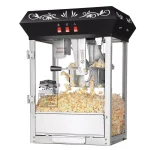 Great Northern Great Norther Foundation 6 oz. Black Countertop Popcorn Machine with Stainless Steel Kettle thumbnail 1