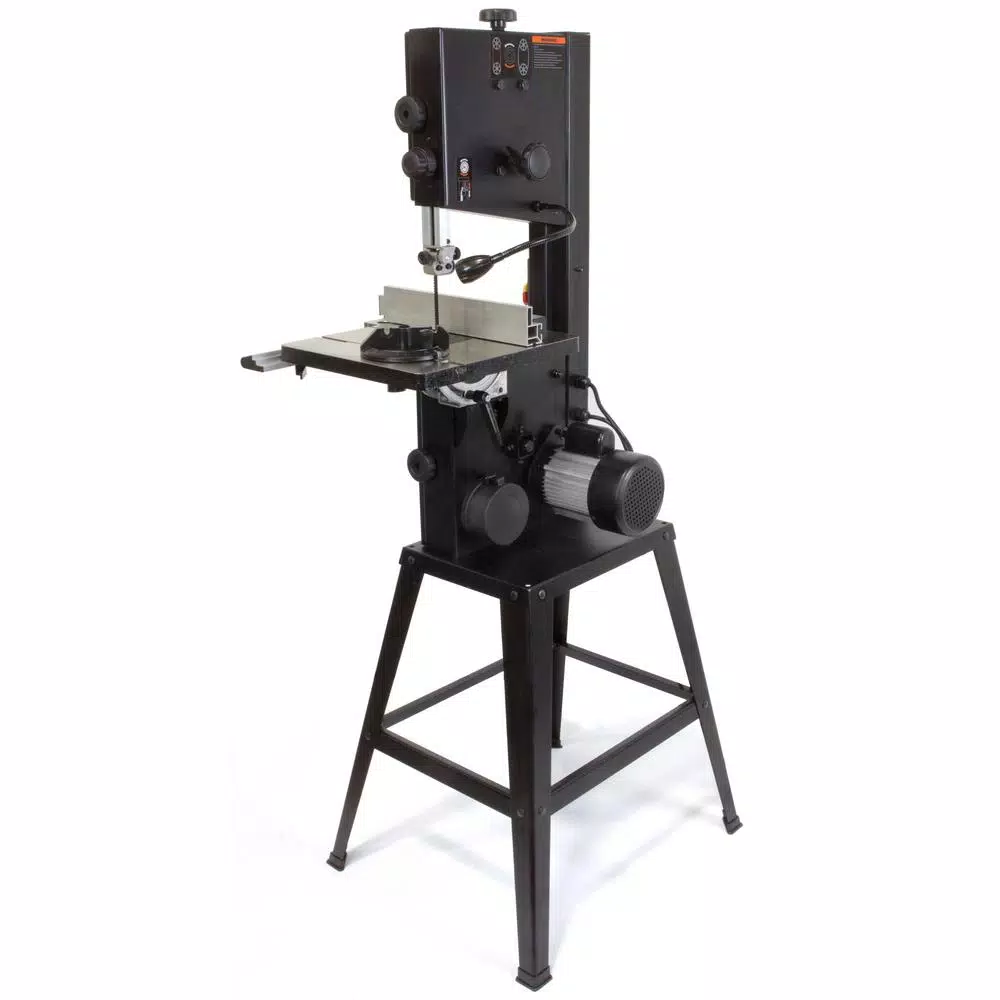WEN 10 in. 2-Speed Band Saw with Stand and Worklight, 3.5 Amp
