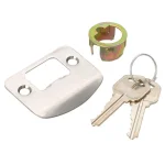 Defiant Scroll Keyed Entry Door Lever, Satin Nickel thumbnail 8