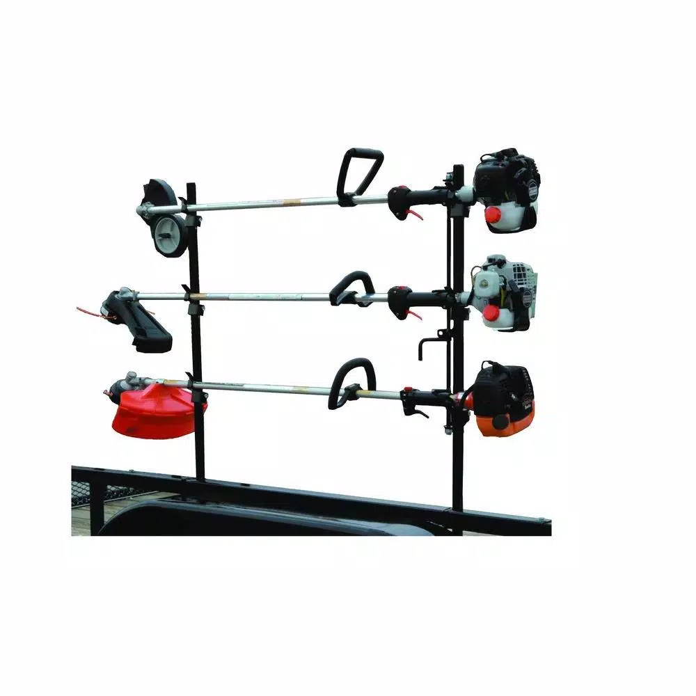 Buyers Products Company Buyers Products Snap-In-Style 3-Trimmer Lockable Rack for Open Trailers