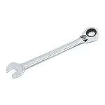 Husky 12 mm Reversible Ratcheting Combination Wrench, 72-Tooth Chrome Alloy Steel thumbnail 1