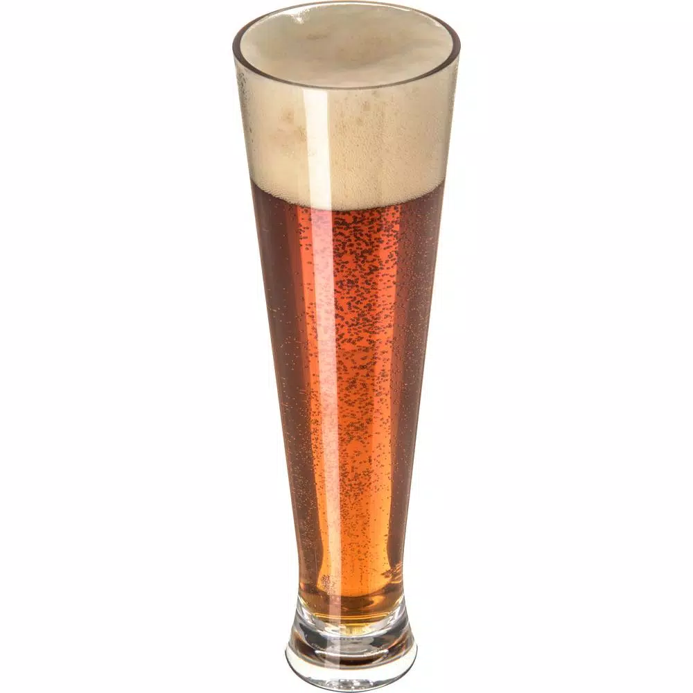 Carlisle Alibi 16 oz. Clear Polycarbonate Beer Pilsner Glasses, Set of 24