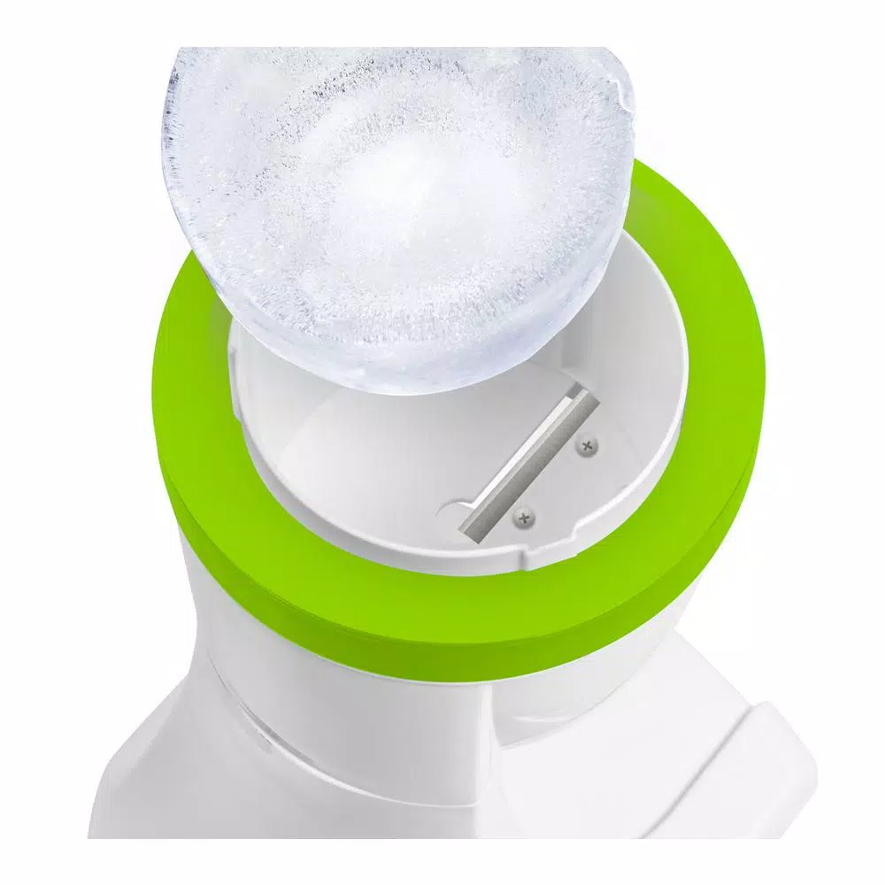 Nostalgia Snow Cone Maker and Shave Ice Machine, 50W, White