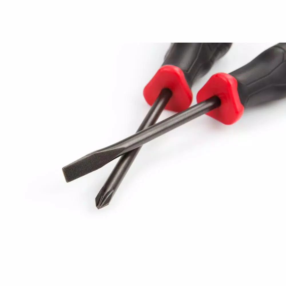 TEKTON 4-Piece Screwdriver Set with Three-Sided Ergonomic Handles