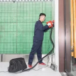 ALEKO 710W Handheld Drywall Sander with Built-in Vacuum and LED Light, Adjustable Speed 1200-2500 RPM thumbnail 7