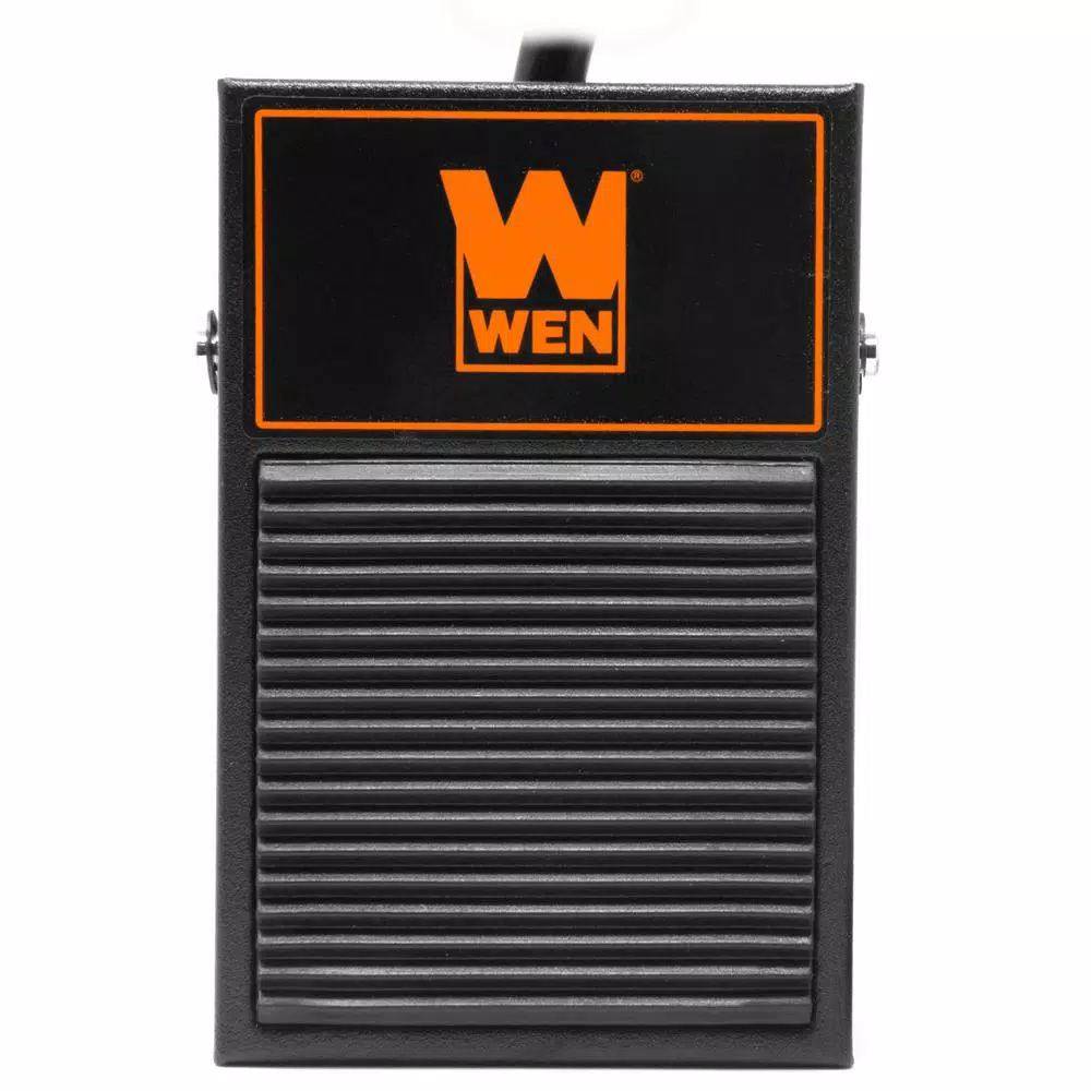 WEN 120V 15A Momentary Power Foot Pedal Switch for Woodworking Tools