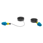 Unbranded ReadyMax Ripcord Retractors with NRR 25 dB Silicone PermaPlugs for Hard Hats and Bump Caps thumbnail 1