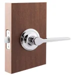 Copper Creek Zane Contemporary Polished Stainless Steel Passage Door Lever thumbnail 2