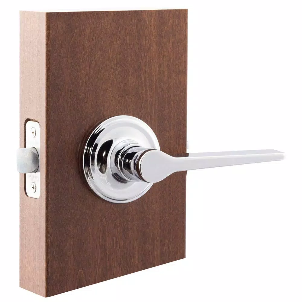 Copper Creek Zane Contemporary Polished Stainless Steel Passage Door Lever