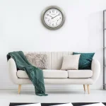 La Crosse Technology 18-Inch Atomic Analog Wall Clock with Thermometer & Hygrometer, Pewter thumbnail 9