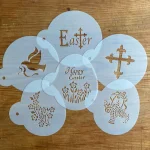 Designer Stencils Easter Sunday Cookie Stencil Bundle - 6 Pattern Set for Decorating thumbnail 3
