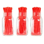 Great Northern Popcorn Company Red Spoon Straws, Plastic, 200 Count Case thumbnail 3