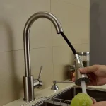 Vanity Art Single-Handle Pull-Down Kitchen Faucet with Sprayer Wand, Chrome Finish thumbnail 9