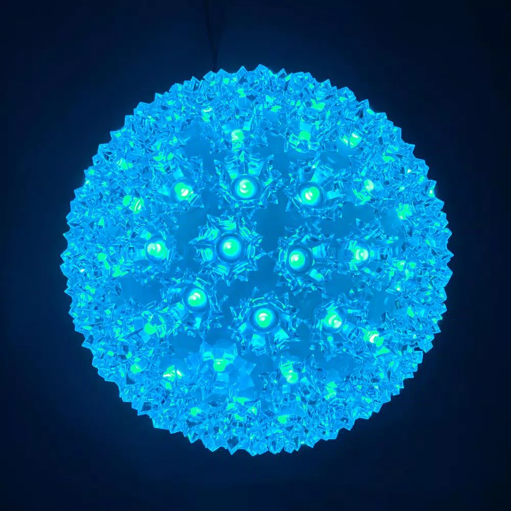 HOLIDYNAMICS HOLIDAY LIGHTING SOLUTIONS 7.5 in. Dynamic RGB Premier Orb - Multi-Color LED Lighted Sculpture