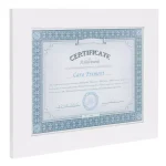 DesignOvation Museum 8.5 x 11 in. White Document Frames, Set of 4 thumbnail 3