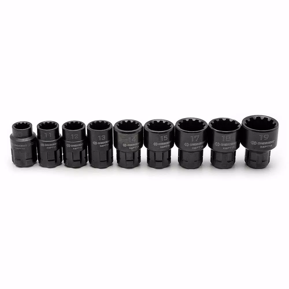 Crescent X6 3/8 in. Drive Pass-Thru Ratchet and Socket Set, 20-Piece