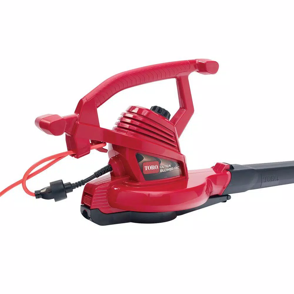 Toro Ultra 12 Amp Electric Blower, Vacuum, and Mulcher - 260 MPH, 340 CFM