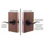 Copper Creek Colonial Waverlie Tuscan Bronze Privacy Lever for Bedroom and Bathroom Doors thumbnail 5